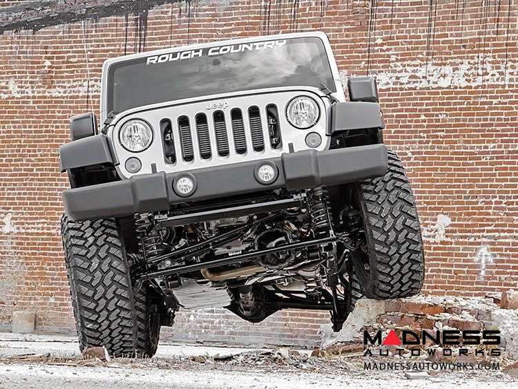 Jeep Wrangler JK Unlimited Suspension Lift Kit w/Vertex Reservoir Shocks - 4" Lift